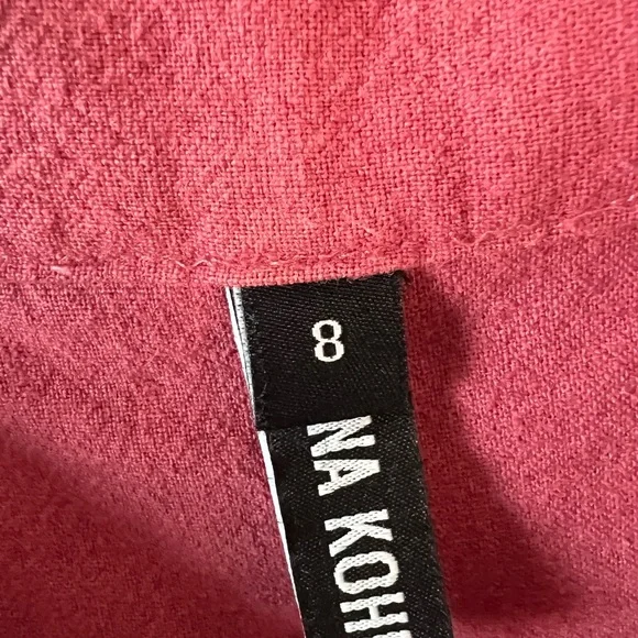 Ilana Kohn Linen Cotton Wide Leg Pants | Size 8 | Made in USA - Picture 4 of 6